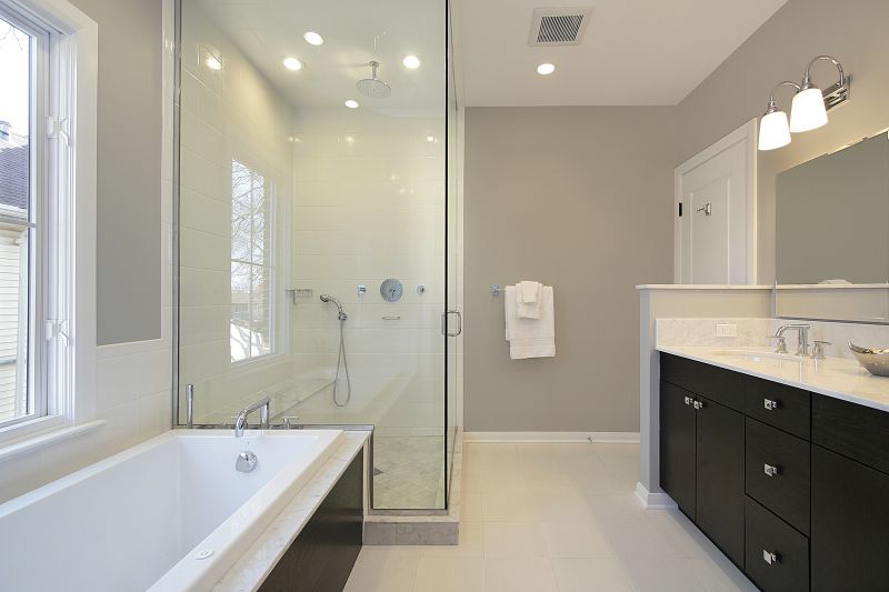 Contemporary Shower Space